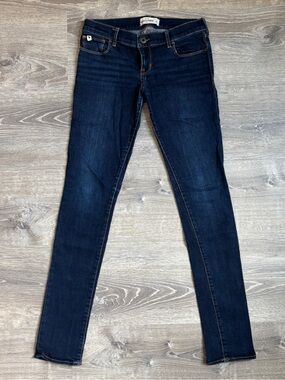 Abercrombie & Fitch Dark Indigo Skinny Jeans